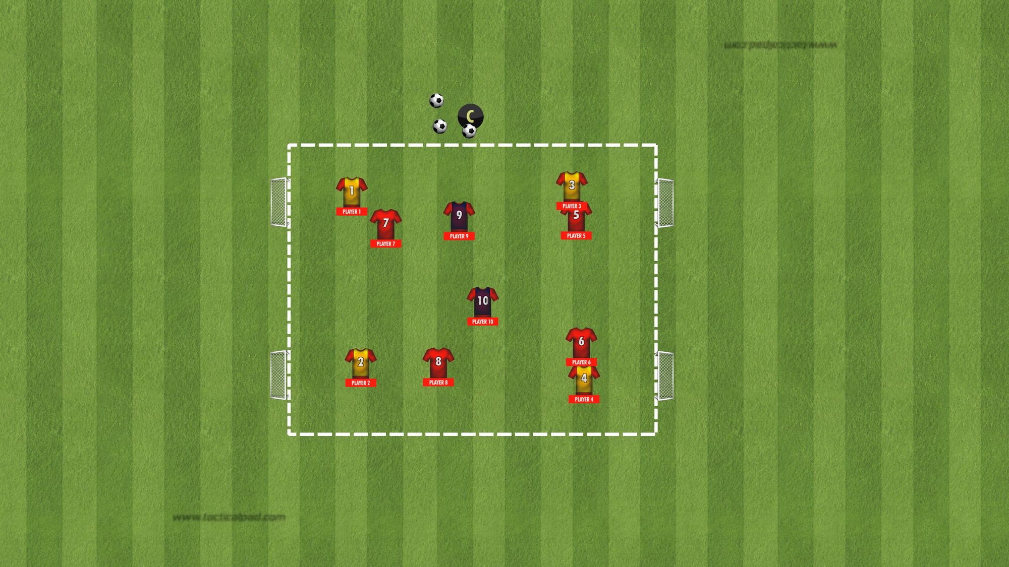 Spelövning grundförutsättningar anfallsspel